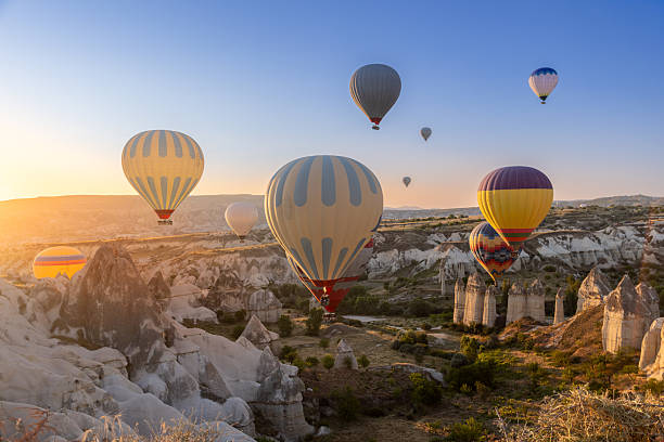 istock Cappadocia valley at sunrise 2232434270
