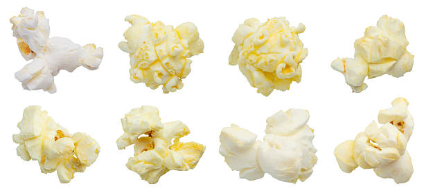 istock Tasty popcorn close up set isolated on white background 2232434579