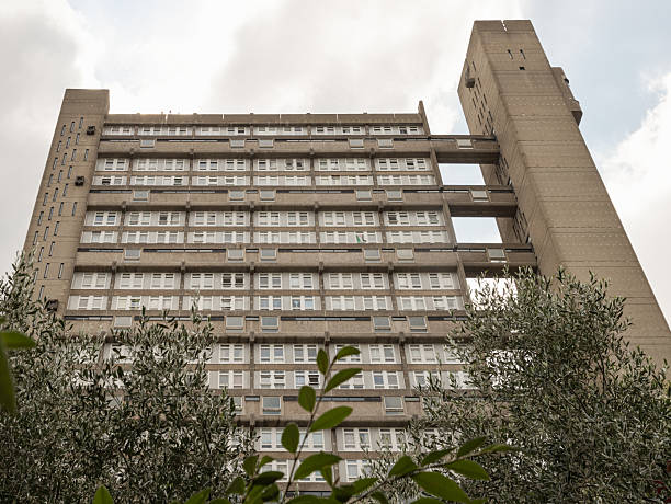 istock Trellick Tower is indeed recognized for its unique aesthetic and status as a significant example of Brutalist architecture. 2232435247