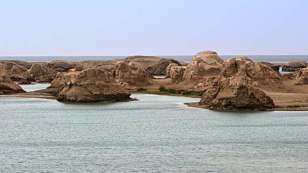 istock The only water-based Ya dan(Yardang)landform in the world 2232436085