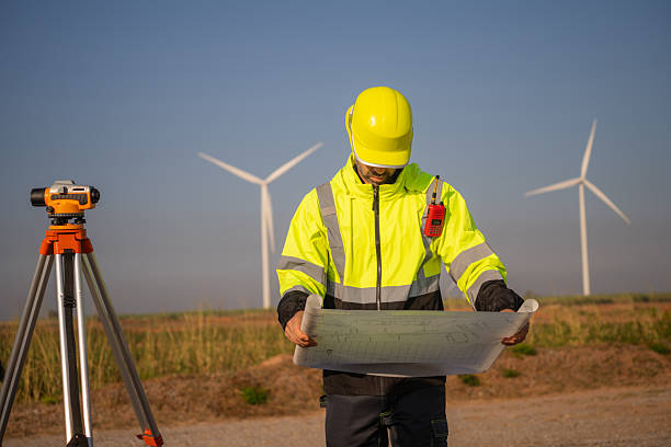 istock Engineer working in front of wind turbines for checking wind turbines. 2232460909