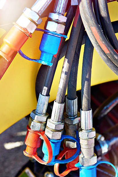 istock Hoses of hydraulic 2232472986