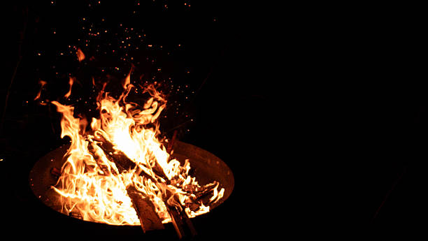 istock photo of the campfire with copy space 2232479941