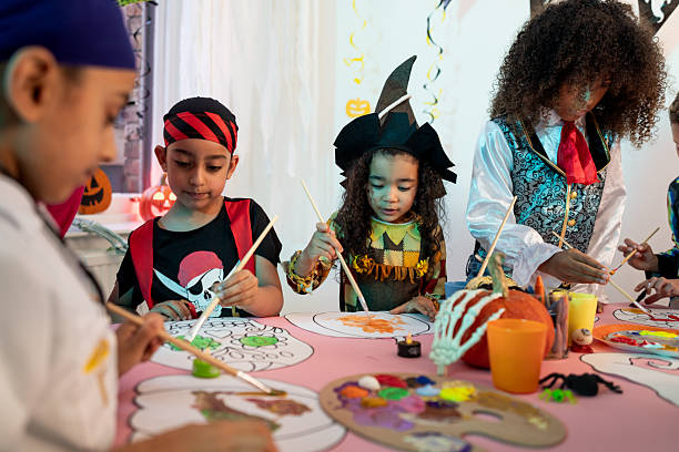 istock Painting Halloween Decorations 2232484840