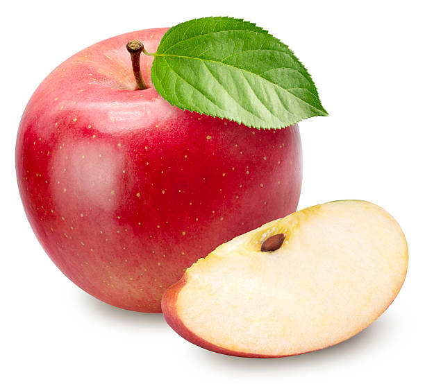 istock Red Apple isolated on white background, Fresh Red Japanese Apple on white background, With clipping path. 2232485019