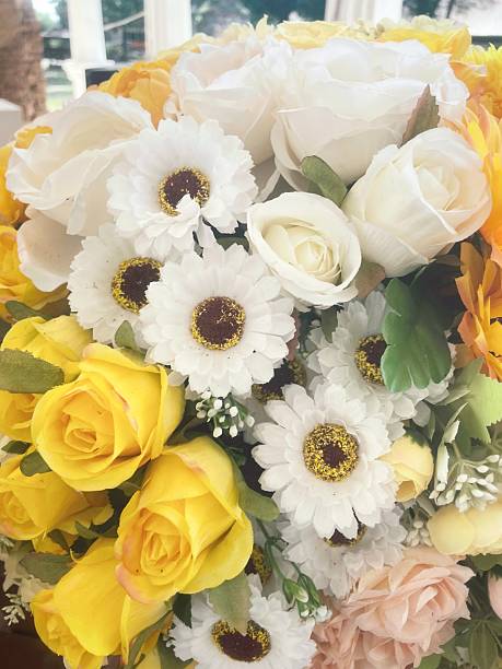 Beautiful of blossom artificial flowers