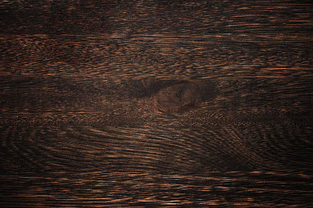 istock Close-Up of Dark Wood Grain Texture with Natural Patterns 2232495086