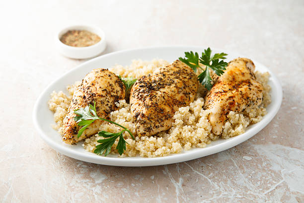 Baked chicken fillet