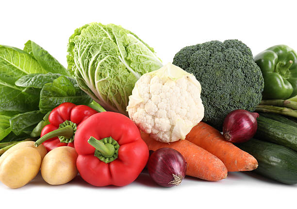 istock Many different ripe vegetables isolated on white 2232497594