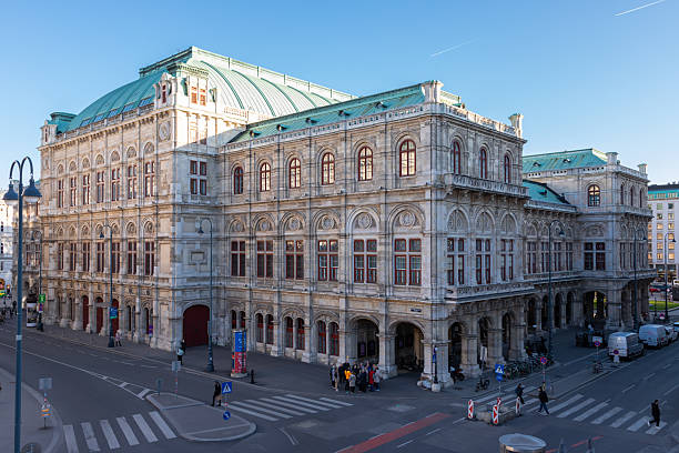 Austria, Vienna-November 18,2024: Tourists sightseeing in Vienna, visiting historic buildings