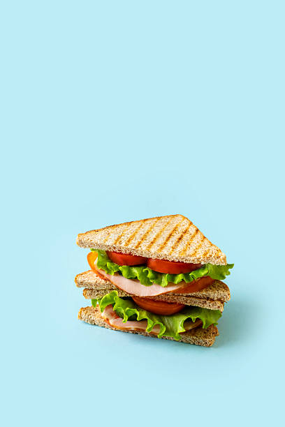 istock Sandwich toast with fresh salad, tomato, bacon 2232507164