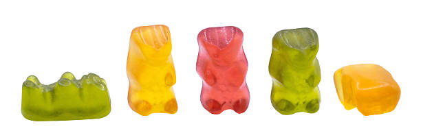 Colorful Gummy Bears in Playful Positions