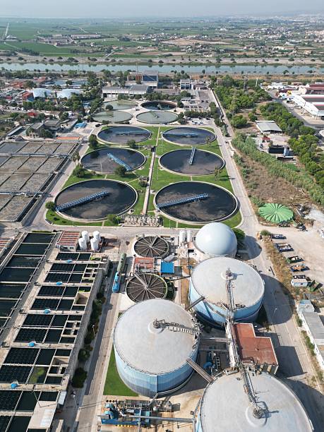 istock Sewage treatment, domestic wastewater treatment. 2232518292