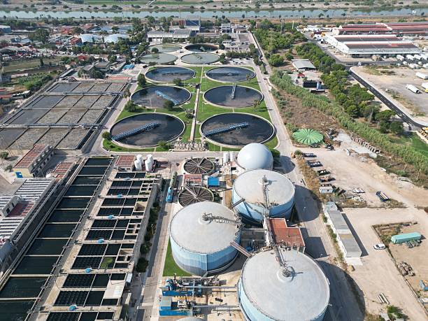 istock Sewage treatment, domestic wastewater treatment. 2232518294