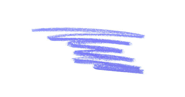 istock Color pencil strip line stroke. 2232525219