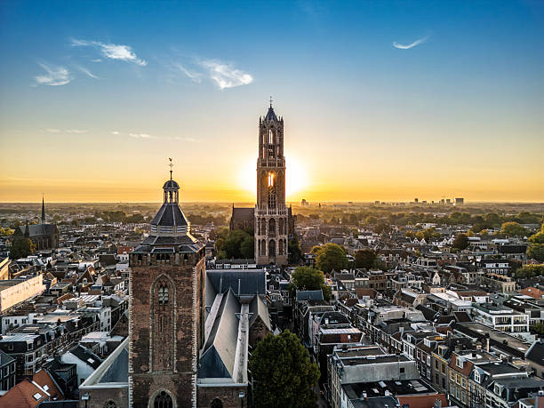 istock Utrecht Cityscape at dawn. 2232527561