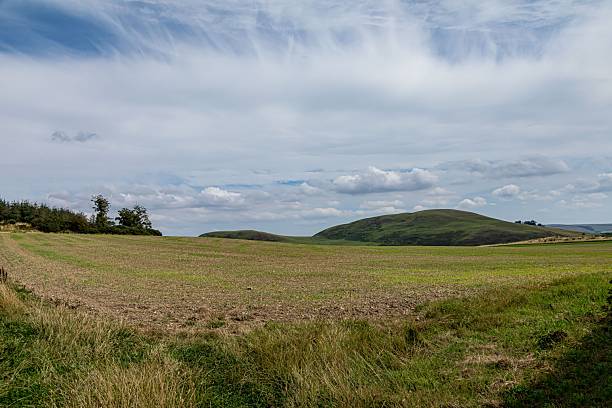 istock Freshly Planted Field At Base Of The Eildon Hills. 2232527840