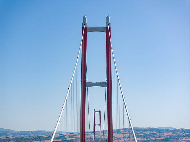 istock 1915 Canakkale Bridge Drone Photo, Eceabat Canakkale, Turkiye (Turkey) 2232536109