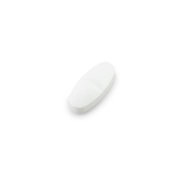istock One antibiotic pill on light grey background. Medical remedy 2232536835