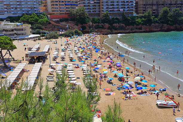 istock Hight view Beautiful Capellans beach in Salou, Spain during summer 2232544123