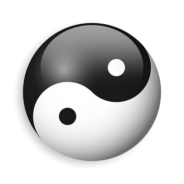 Foto de Yin Yang e mais fotos de stock de Símbolo Yin Yang