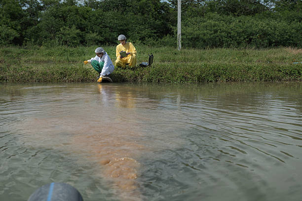 istock Water Quality Testing at Industrial Treatment Plant 2232556625