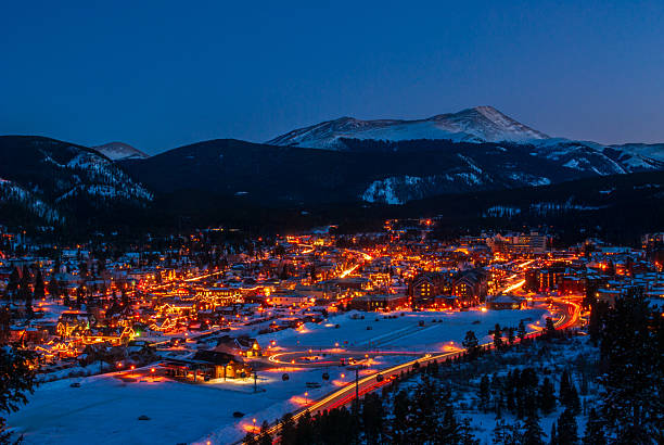 istock Breckenridge Colorado Mountain Town Twilight 2232578227