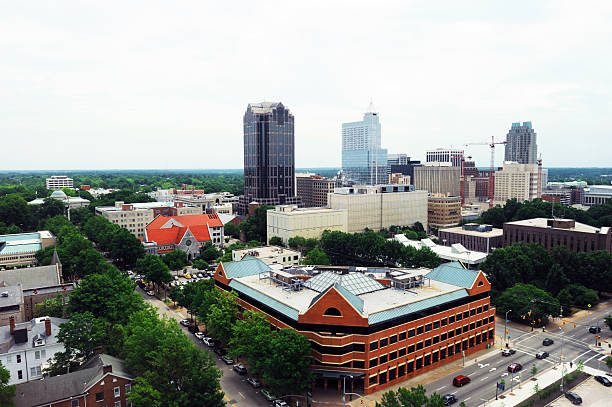 istock high angle view of Raleigh downtown 2232583434