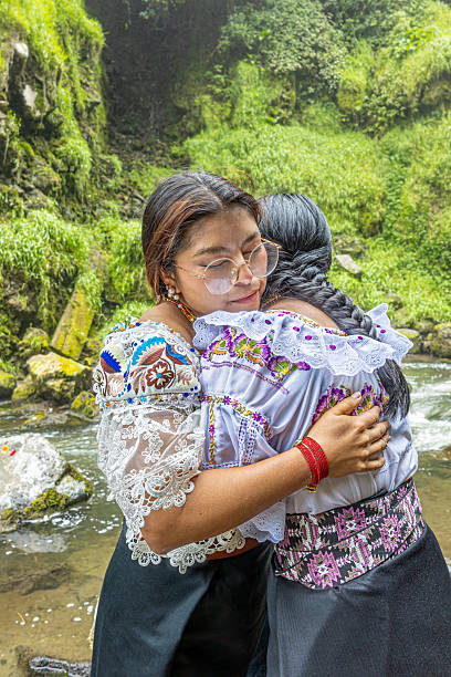 istock Indigenous women from Otavalo 2232585614