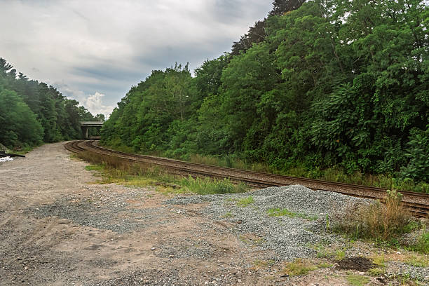 istock Gravel Pit besides a set of Train Tracks 2232587129