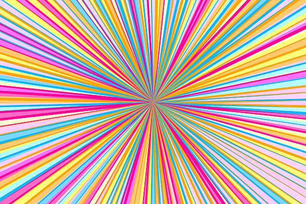 istock Striped colorful rays background. Pop art creative concept colorful comics book magazine cover. Cartoon halftone retro pattern. Abstract template design for poster, card, sale banner, empty bubble. 2232591559