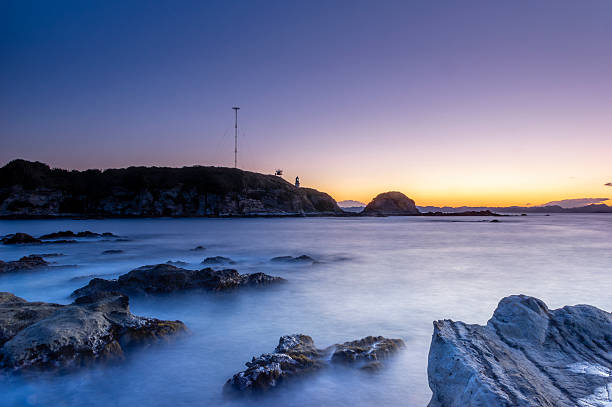 istock Miura City's rocky shore at dawn 2232594151