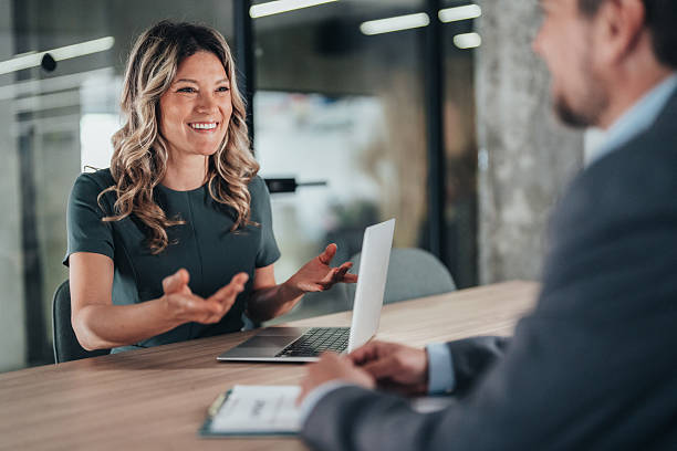 istock Female advisor meeting with client 2232598237