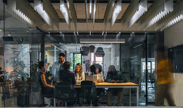 istock Business meeting in modern corporate office 2232598248