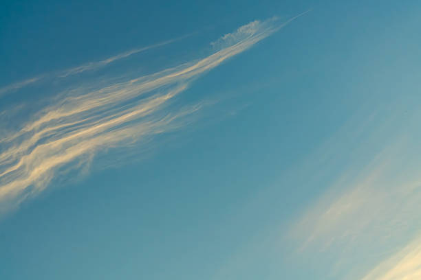 istock Cirrus Cloud Streaks in Evening Sky 2232602789
