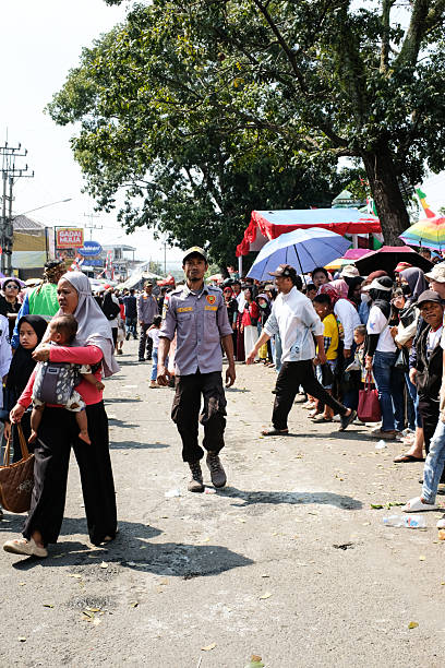 Cicalengka, West Java, Indonesia, August 17, 2025. Parade and carnival celebrating the 80th anniversary of the independence of the Republic of Indonesia. Celebration of Indonesian people.