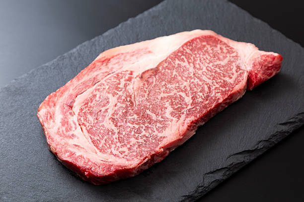 istock Sirloin steak made from Japanese Black beef. 2232613187