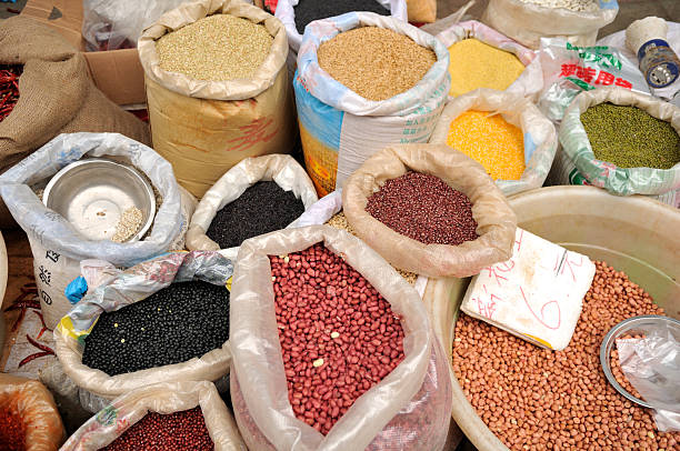 istock Various dried goods sold at rural markets in China 2232614754