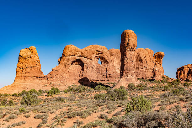 Turret Arch and North Window, Arches National Park