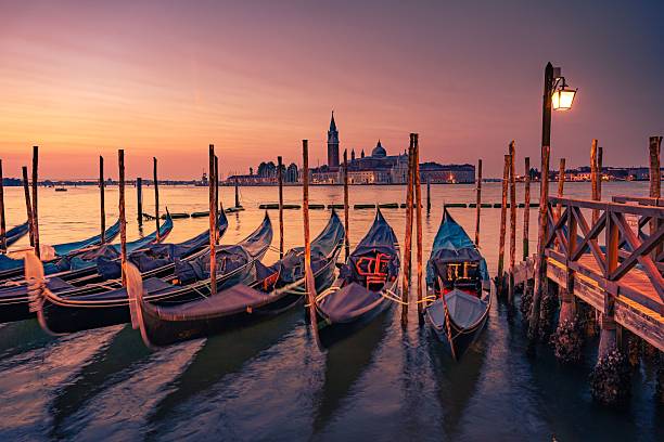 istock Gondolas Moored at San Giorgio Maggiore, Venice 2232631371