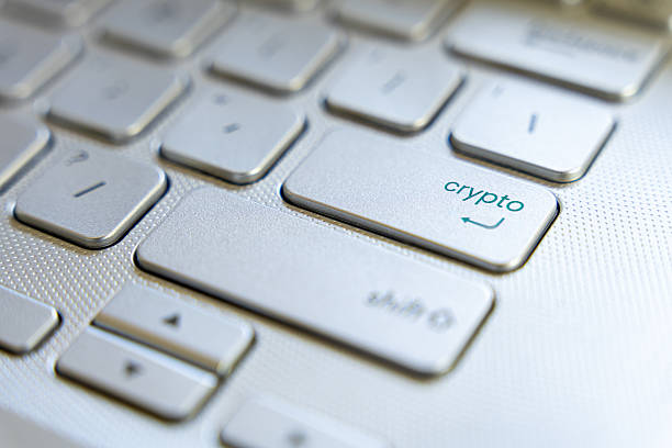 istock Close Up Of Computer Keyboard With Crypto Key Symbolizing Digital Currency 2232632693