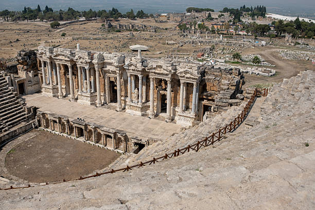 Pamukkale features breathtaking travertine terraces and ancient ruins, inviting visitors to explore its rich history and natural beauty.