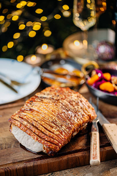 Roast Pork Christmas Dinner