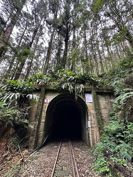 istock railroad tracks in the cave 2232642369