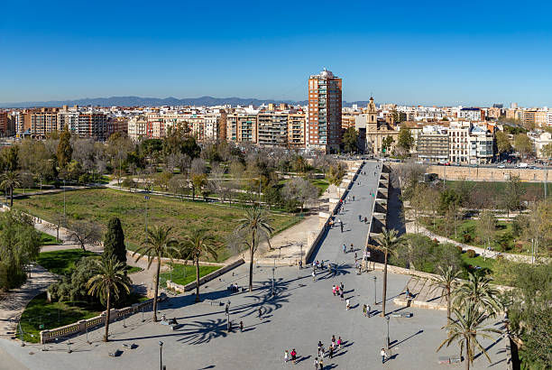 istock Jardin del Turia and Serrans Bridge 2232647728