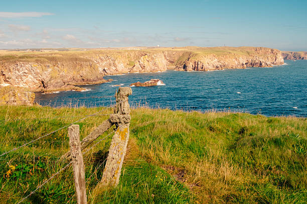 Coastline south of Peterhead on the Aberdeenshire region of Scotland. Bullers of Buchan.