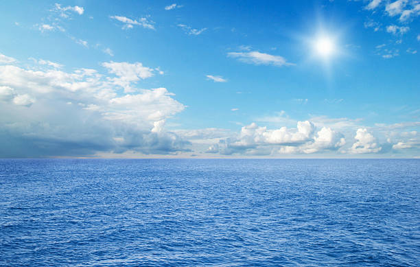 istock Beautiful sky and blue ocean 2232661363