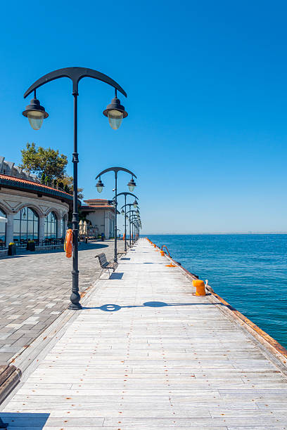 istock Beautiful waterfront pier under clear blue sky inviting visitors to enjoy scenic views and tranquility by the water 2232679992