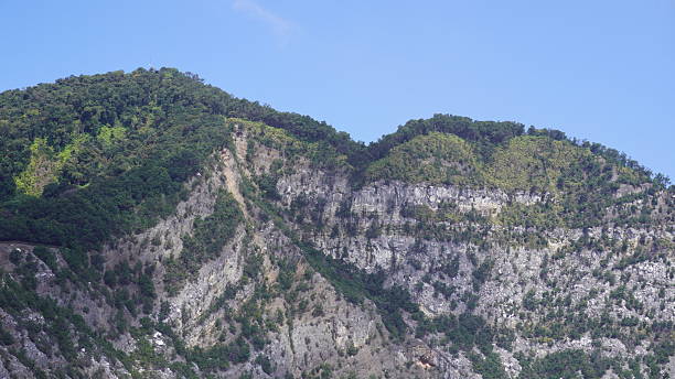 istock Mountain Peak with Vegetation and Rocky Cliffs 2232688473