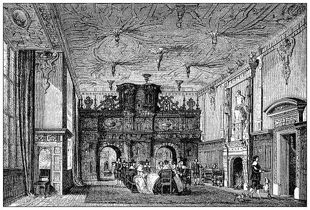 istock English furniture, Dining Room, Crewe Hall 2232714524